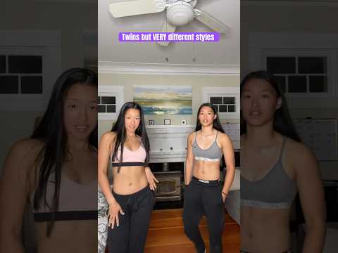 Different Styles, Same DNA 👯‍♀️🧬😱 #twins