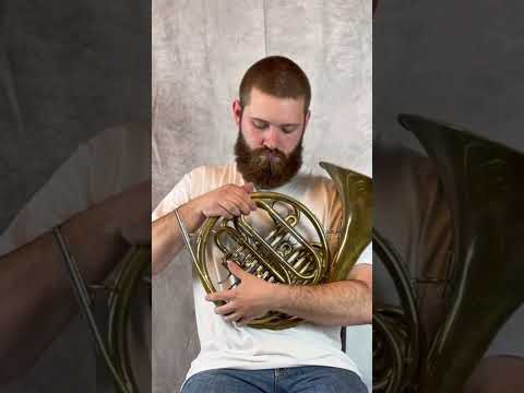 F.E. Olds F/Bb Double French Horn 4 Valve With Case image 20
