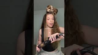 Let’s BLOWOUT my hair! Thermal round brush tutorial 🫶 #hair #hairtutorial #hairstyle #blowout