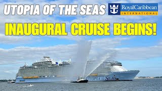 TODAY IS THE BIG DAY! Utopia of the Seas Inaugural Cruise Begins!