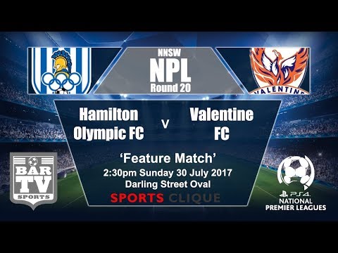 2017 Northern NSW NPL Round 20 Hamilton Olympic FC v Valentine FC
