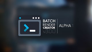 Batch Render Creator video thumbnail