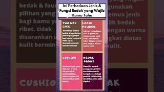 Download lagu Perbedaan bedak? #shorts #shortsvideoyoutube #skincare #bedakpadat #twowaycake #cushion #fyi mp3