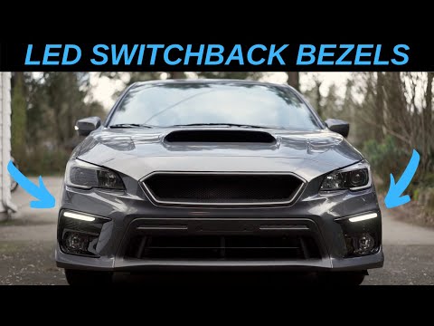 2018 - 2021 WRX/STI LED BEZEL INSTALL | SP3C BUiLT Switchback LED fog bezels