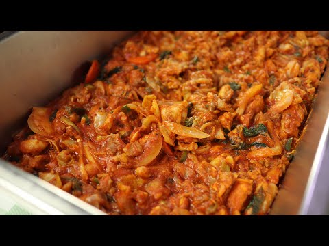 군대식 500인분 닭갈비는 이렇게 만듬