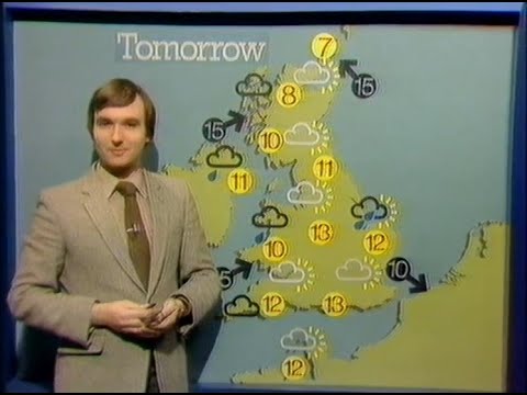 Weather Forecast with Jim Bacon 6th May 1982 BBC1