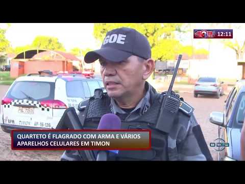 ROTA DO DIA 15 01 2020  Quarteto eÌ flagrado com arma e vaÌrios celulares em Timon