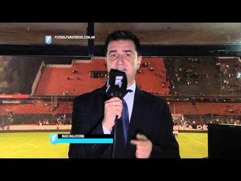 Análisis de Hugo Balassone. Newell's 3 - Racing 0. Fecha 16. FPT