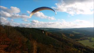 preview picture of video '2014-11-10 Coo Sud - Paragliding'