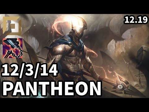 Pantheon Top vs Urgot - Ranked Master - Patch KR 12.19