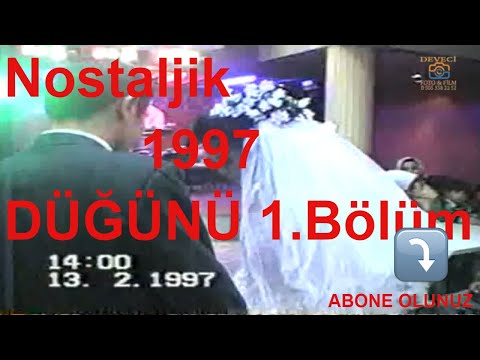 Meryem & Adem Nostaljik düğünü yıl 1997 1. bölüm wedding dress