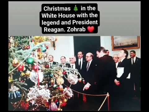 The Legend King Hussein And President Reagan Christmas 🎄 in the White House 🏠. Zohrab 2023