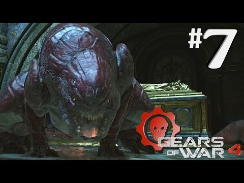 GEARS OF WAR 4 POUNCER FIGHT - GoW4 Walkthrough Part 7 - Xbox One Gameplay