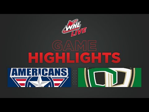 WHL Highlights: Americans (4) at Raiders (5) - November 1, 2022