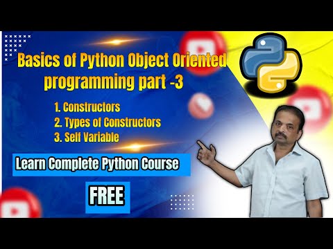Basics Of Python Object Oriented Programming Part 3 Learn Complete Python Course