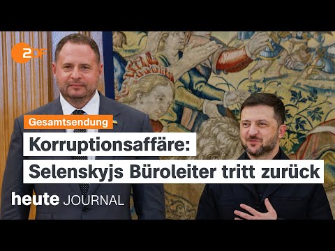heute journal vom 28.11.2025 Korruptionsaffäre in der Ukraine, Rentenstreit, Bundeshaushalt