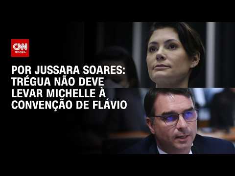 Pedido de desculpas não deve levar Michelle à convenção de Flávio Bolsonaro | CNN PRIME TIME