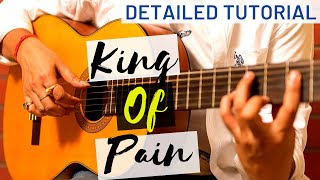 King of pain (Alanis Morisette) guitar tutorial | Unplugged | Detailed Breakdown fingerstyle