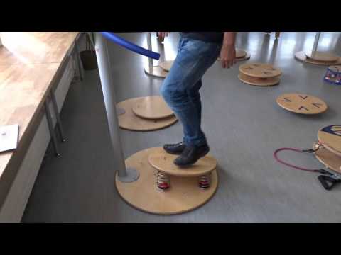 Pedalo Fit bleiben mit Balance. 5S Koordinationsparcours