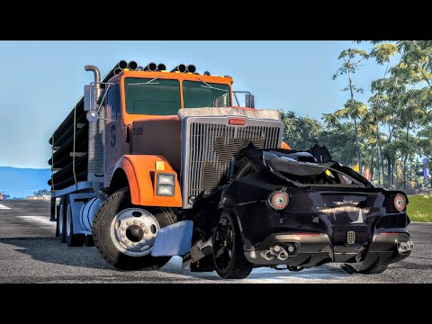 Trucks vs Cars - BeamNG.Drive