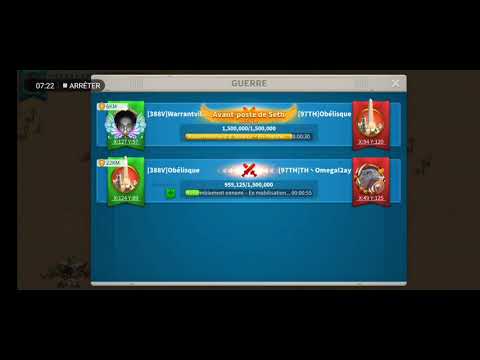 RiseOf Kingdom- Ark of osiris (388V) VS (97TH)