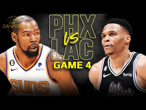 Phoenix Suns vs Los Angeles Clippers Game 4 Full Highlights | 2023 WCR1 | FreeDawkins