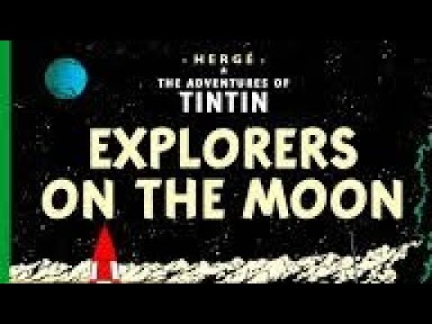 Tintin Explorers on the moon
