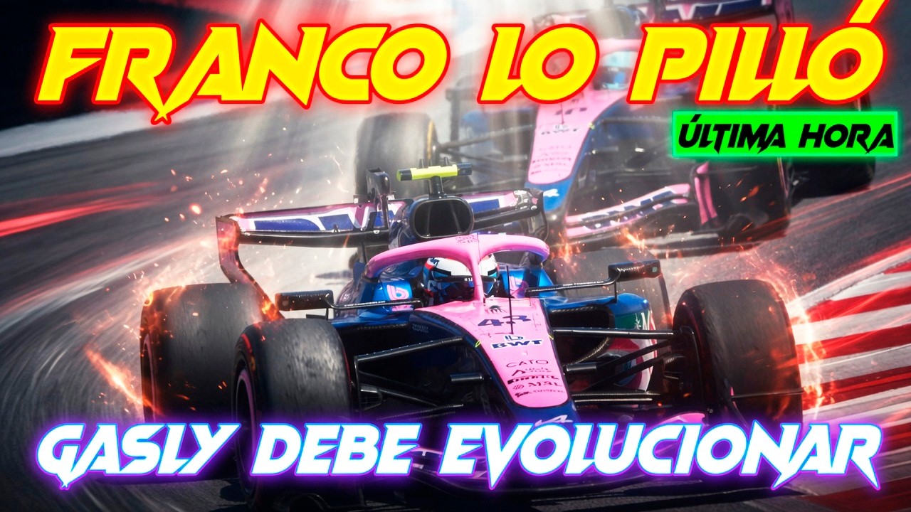 COLAPINTO SE DESTAPA EN BARCELONA Y GASLY DEBE EVOLUCIONAR O LO PASARÁ MAL EN UN FUTURO PRÓXIMO