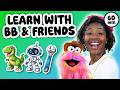Learn With BB Dinosaurs Robots Tools Videos For Toddlers Colors Counting Shapes