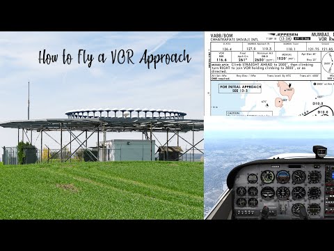 How to fly a VOR Approach | Jeppesen Approach Plate briefing