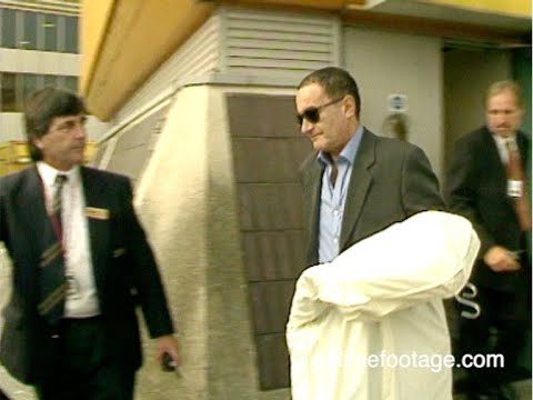 Dodi al Fayed at Heathrow - rare shot.