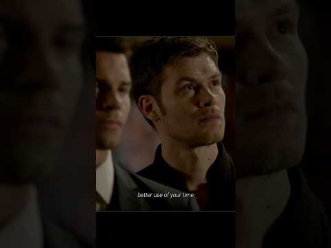 Klaus being proud of his brother Elijah #klausmikaelson #elijahmikaelson #theoriginals #tvd #hayley
