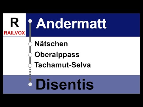 MGB Ansagen » Regio Andermatt — Disentis | Railvox | SLBahnen