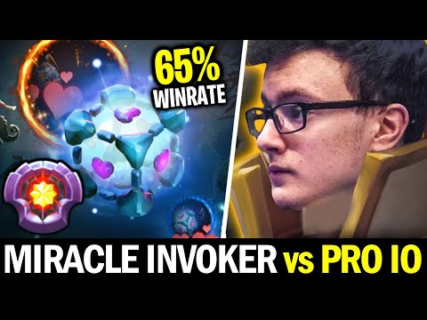 MIRACLE INVOKER mid vs Fast Farm Pro IO with 65% Winrate