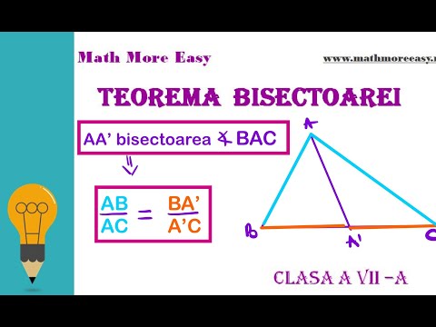 Teorema Bisectoarei