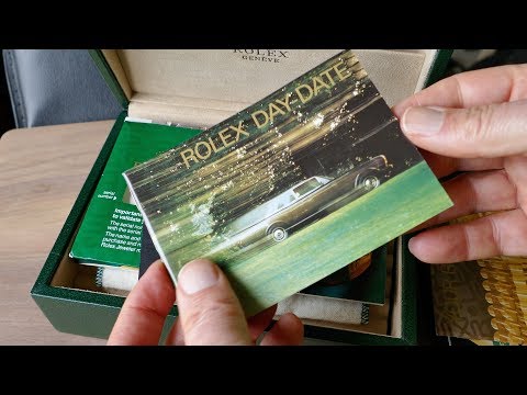 Rolex DAY-DATE R18238810B8385 Box und Papiere in 4k UHD