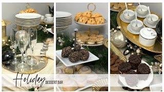 2019 CHRISTMAS TABLESCAPE COLLAB | HOLIDAY DESSERT BAR