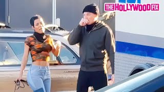 Leonardo DiCaprio Slaps Teyana Taylor&#39;s Booty On The Set Of &#39;BC Project&#39; In Sacramento, CA