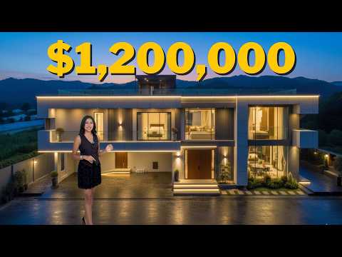 Touring a $1.2M PATTAYA MEGA MANSION! (You Won't Believe The Inside) | Pearl Property Pattaya