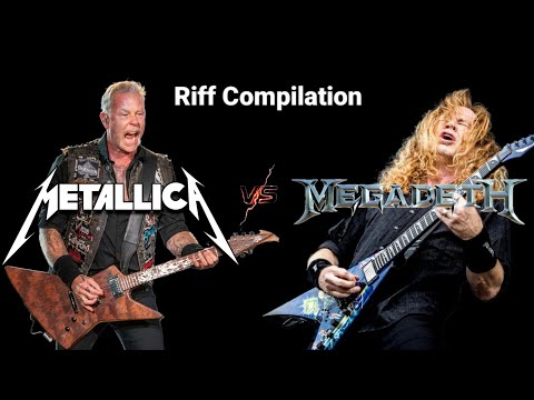 [Compilation] Metallica vs. Megadeth Riff Compilation