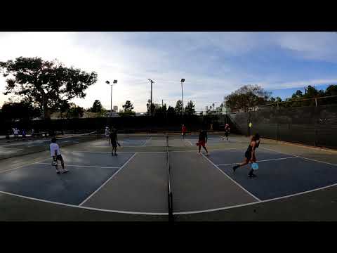 Bad Pickleball High Level Rec Play 5.0+ Rec Jessie Irvine Julio Rivera Hayden Patriquin CaseyK