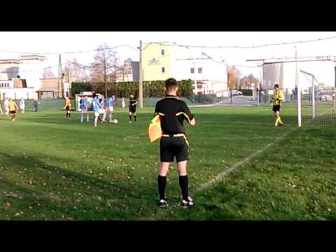 Rzut karny LKS Krzyżowice - Czarni Piasek 11.11.2014