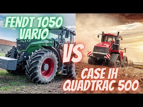 FENDT VARIO 1050 VS Case IH Quadtrac 500 #top #tractor #fendt #caseih