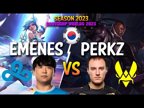 C9 EMENES vs VIT Perkz - EMENES ORIANNA vs Perkz LUCIAN Mid - Patch 13.19 KR Ranked