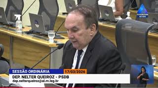 NELTER QUEIROZ EMITE VOTO DE PESAR PELO FALECIMENTO DO CAICOENSE TARCÍSIO ARAÚJO