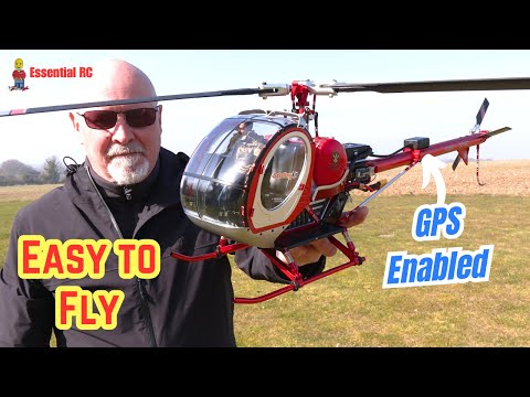 EASY TO FLY ! JCZK Schweizer 300C PRO GPS Smart RC Helicopter