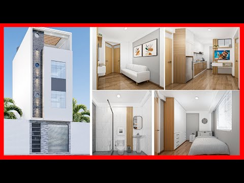 VIVIENDA COMERCIO  DE 3 PISOS MÁS AZOTEA 🏡 / PLANOS DE CASA DE 4.20X7.50 metros (30.5 m2) EN PIURA