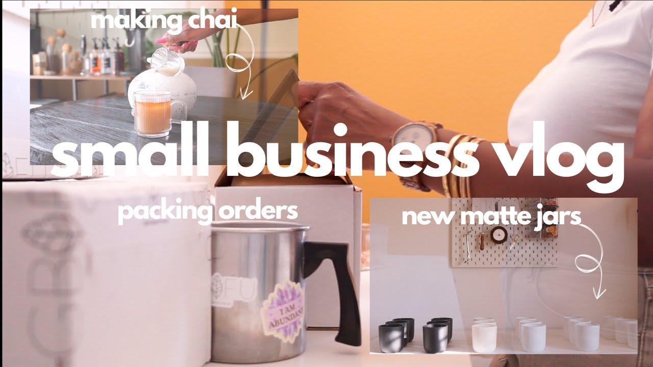 Studio  Vlog | Making Candles | Packing Orders