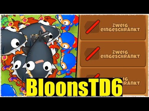 *TRICK* RUNDE 100 MIT UNGESKILLTEN AFFEN SCHAFFEN! - Bloons Td6 [Deutsch/German]