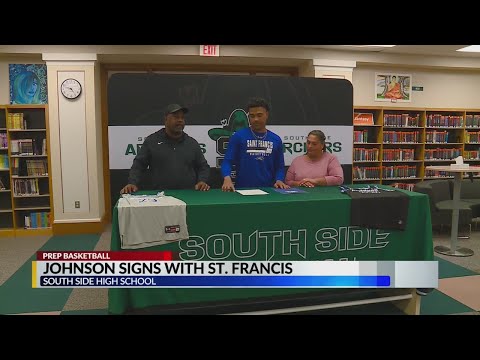 South Side's Ashton Johnson signs with Saint Francis